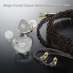 BASN ASONE 14.2mm Planar Driver in-Ear Monitors Earphone with Two Detachable MMCX Cables for Musicians Drummers Bass Players Singers(Grey) basn in ear monitor headphone for musician singer drummer shure iem westone earphone KZ in ear sennheiser custom in ear factory and manufacturer 
